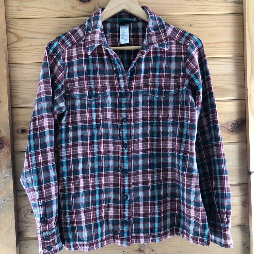 Patagonia Plaid Flannel Shirt Size 4